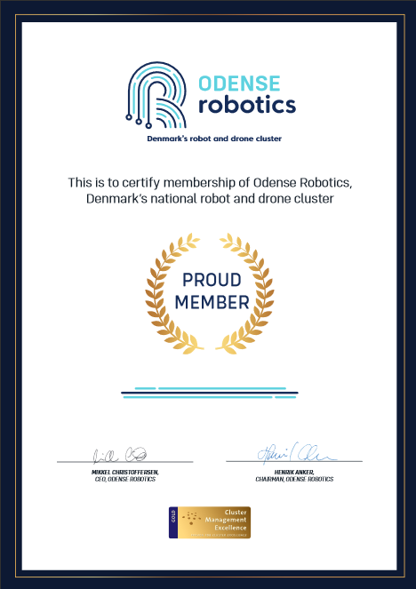 Odense Robotics Member Certification