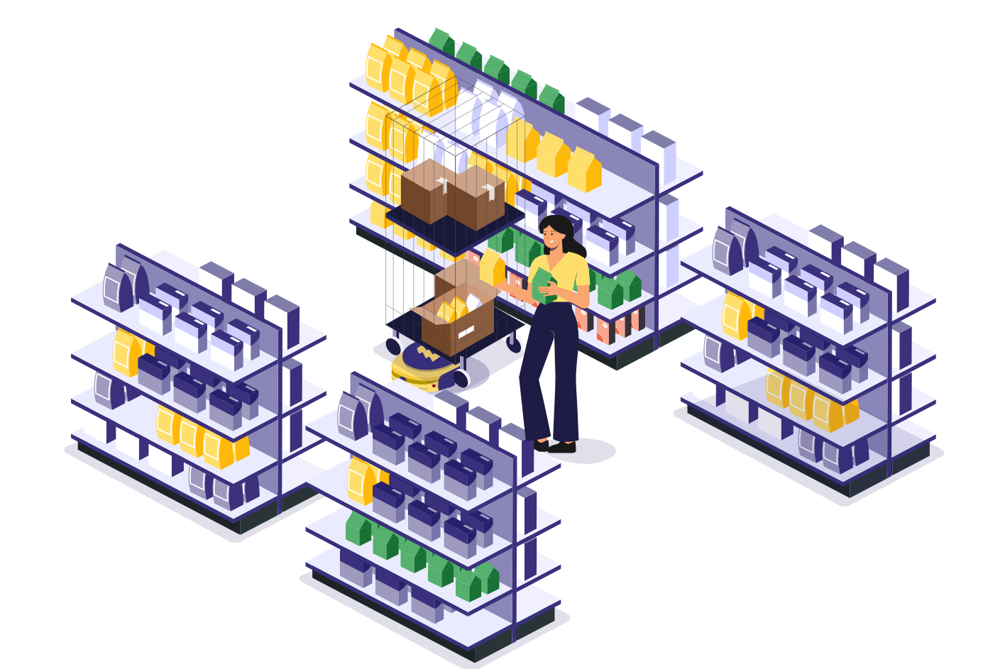 Restocking Robots Driving Automation - Coalescent Mobile Robotics